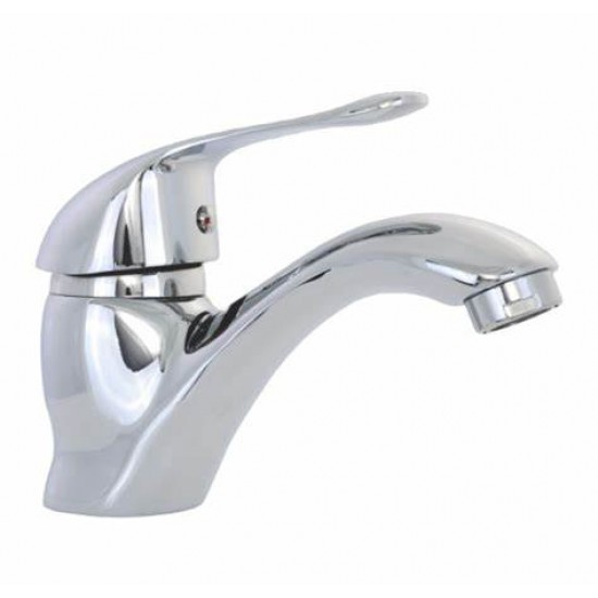 Μπαταρία Νιπτήρα Αναμεικτική Versus Χρωμέ με Μακρύ Ρουξούνι